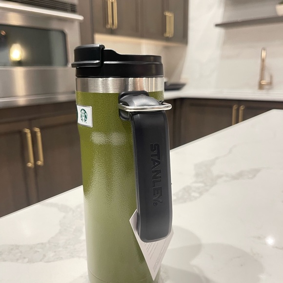 Starbucks Military Commitment Stanley Double Walled Hammered Steel Tumbler - Picture 2 of 4